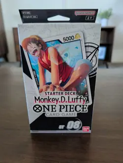 One Piece Tcg Starter Deck St08 English Sealed - Monkey D. Luffy Black - Image 1