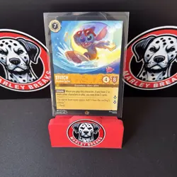 Disney Lorcana TCG Fabled Stitch Carefree Surfer Legendary Non Foil 24/204 - Image 1