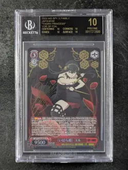 2023 Weiss Schwarz "THORN PRINCESS" YOR S106-059SP Foil & Signed BGS 10 Pristine - Image 1