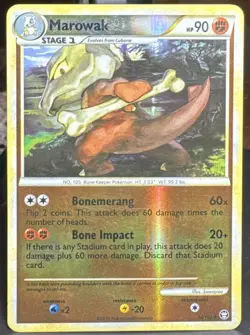 Pokemon Pokemon TCG Marowak 44/102 Triumphant Reverse Holo Card - Image 1