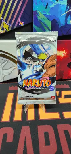 Naruto Kayou Series 1 Trading Card Booster Pack Sealed 8 Cards Anime TCG (E) - Image 1