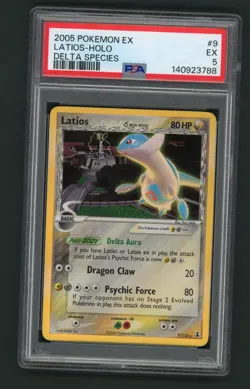 2005 Latios 9/113 PSA 5 EX Holo Ex Delta Species Pokemon Card - Image 1