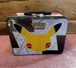 Pokemon Trading Card Game W/ Metal Lunch Box •• See Description - Image 3