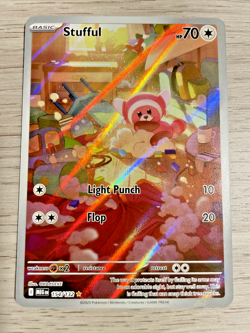 Pokemon Card Stufful 154/132 Mega Evolution Holo Gold Star 2025 - Image 1