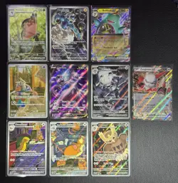 Pokemon Card Lot Illustration Rare , V , & EX Lot Mewtwo Mimikyu - Image 1