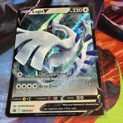 Lugia V SWSH301 Promo SWSH: Sword & Shield Black Star Promo Cards NM - Image 2