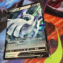 Lugia V SWSH301 Promo SWSH: Sword & Shield Black Star Promo Cards NM - Image 3