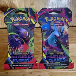 Pokemon Cards Phantasmal Flames, Booster Pack-2 Packs. New - Image 1