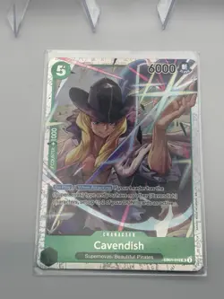 Bandai One Piece Card Game EB01 Foil Super Rare Cavendish EB01-012 x3 - Image 4