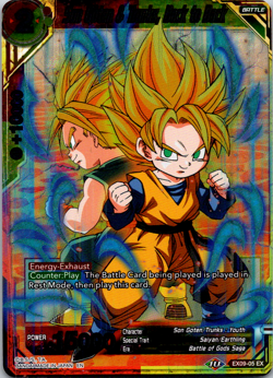Dragon Ball Super Trading Card Game Son Goten & Trunks, Back to Back Foil EX - Image 1