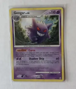 Pokemon Gengar 16/99 Arceus Rare Stage 2 HP110 Shadow Skip Card English - LP - Image 1