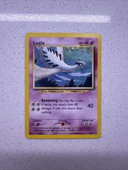 Lugia 20/64 Neo Revelation Pokemon Card Regular Rare Moderately Played MP - Image 1