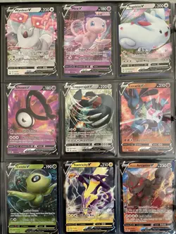 LOT 162 Pokemon Cards Holo Full Art Durant Iron Treads Ex Ludicolo Mew Lucario V - Image 2
