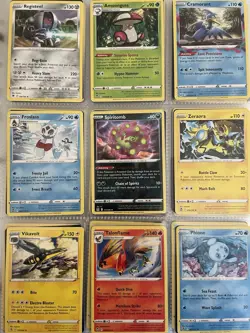 LOT 162 Pokemon Cards Holo Full Art Durant Iron Treads Ex Ludicolo Mew Lucario V - Image 5