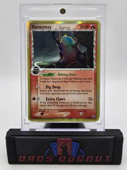 Heracross 3/101 Delta Species EX Dragon Frontiers Holo Pokemon Card MP - Image 1