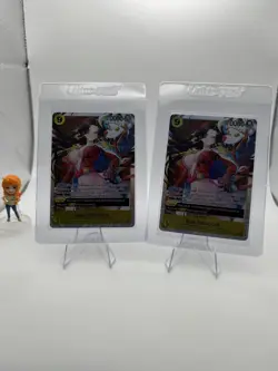 Bandai One Piece Card Game Foil SR Special x2 Boa Hancock OP14-112 - Image 1