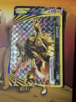 Pokemon GX EX BREAK Holo Card Lot Golisopod Lycanroc Scizor Tapu Koko Zoroark - Image 5