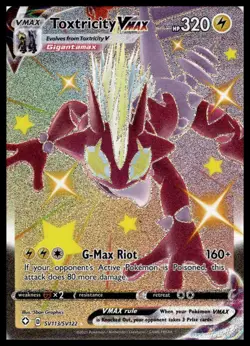 Toxtricity VMAX SV113/SV122 Shining Fates: Shiny Vault Pokemon Card | NM - Image 1
