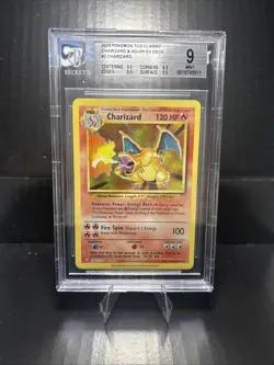 BGS 9 Charizard 003/034 Trading Card Game Classic Holo - Image 1
