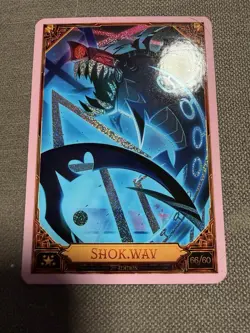 SHOK.WAV 2nd Edition Collectible Card Game Trading Card 66/60 Card Number - Image 1