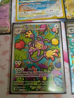 Full Art Darkrai Vstar And Full Art Ambipom Along With 5 Other Pokemon Cards - Image 4