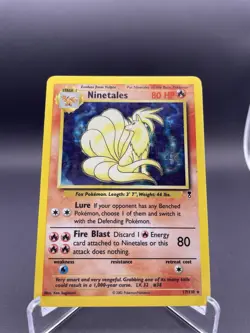Pokemon Ninetails Holo Card 17/110 Legendary Collection - Image 1
