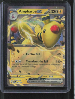 AMPHAROS EX 016, HOLO, BLACK STAR PROMO, POKEMON CARD (NM) - Image 1