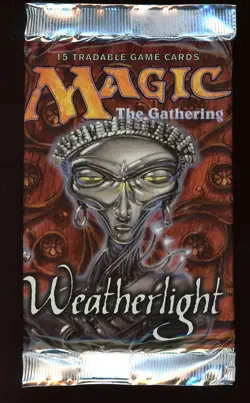 FACTORY SEALED Weatherlight MTG/Magic Booster Pack ~ Rod/Ruins/Vale/FirestormU - Image 1