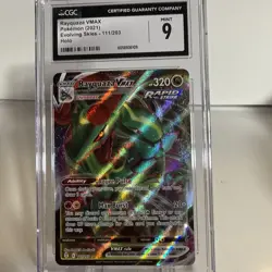 Pokemon Evolving Skies Rayquaza Vmax 111/203 CGC 9. - Image 1