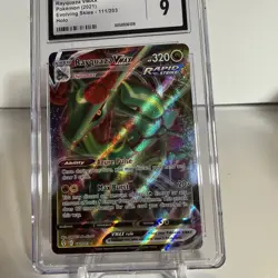 Pokemon Evolving Skies Rayquaza Vmax 111/203 CGC 9. - Image 2