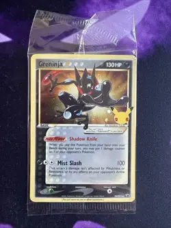 SEALED Greninja Gold Star SWSH144 Pokemon Celebrations - Image 1