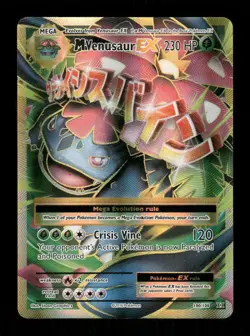 Pokemon M Venusaur EX (Full Art) Ultra Rare XY - Evolutions 100/108 NM - Image 1