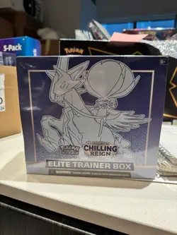 2021 Pokemon Chilling Reign Sealed Ice Rider Calyrex ETB Elite Trainer Box NEW - Image 1