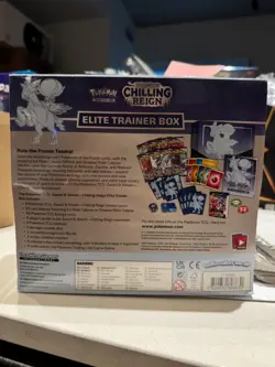 2021 Pokemon Chilling Reign Sealed Ice Rider Calyrex ETB Elite Trainer Box NEW - Image 2