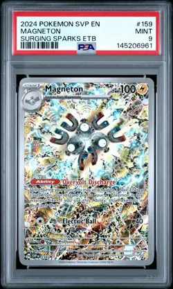 Pokemon TCG Magneton Black Star Promo Holo PSA 9 Mint - Image 1