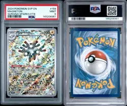 Pokemon TCG Magneton Black Star Promo Holo PSA 9 Mint - Image 3
