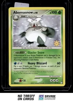 2007 Pokemon Diamond & Pearl - Mysterious Treasures CNTDWN Snow Flake Abomasnow - Image 1
