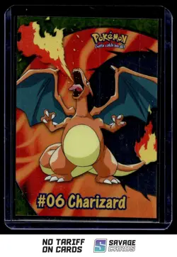 2000 Pokemon Topps TV Animation Clear Charizard #PC3 - Image 1