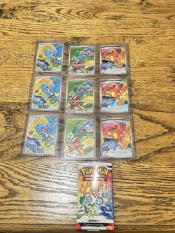 Pokemon TCG First Partner Illustration Collection, Series 1 Kanto GEN 1 Starters - Image 1