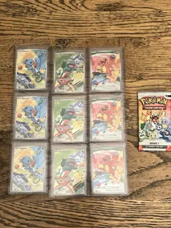 Pokemon TCG First Partner Illustration Collection, Series 1 Kanto GEN 1 Starters - Image 2