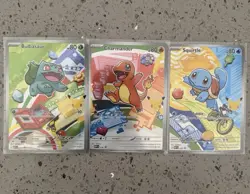 Pokemon TCG First Partner Illustration Collection, Series 1 Kanto GEN 1 Starters - Image 3