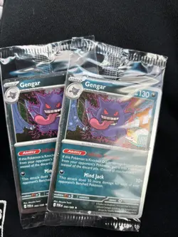 POKEMON GENGAR 050/088 EXCLUSIVE EB Games Promo English Sealed. 2 PACK ✅ - Image 1
