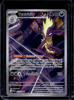 2025 Pokemon Phantasmal Flames Toxtricity Illustration Rare #103/094 - Image 1