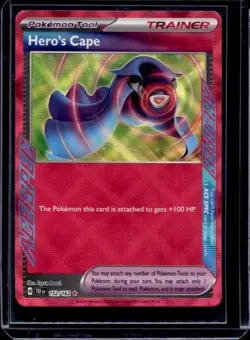 2024 Pokemon Temporal Forces Hero's Cape #152/162 - Image 1