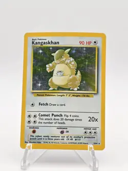Pokemon WOTC Jungle ~ Kangaskhan Holo Rare 5/64 NO Symbol ERROR ~ MP/HP - Image 1