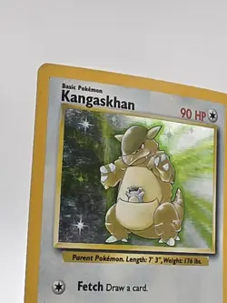 Pokemon WOTC Jungle ~ Kangaskhan Holo Rare 5/64 NO Symbol ERROR ~ MP/HP - Image 3