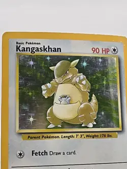 Pokemon WOTC Jungle ~ Kangaskhan Holo Rare 5/64 NO Symbol ERROR ~ MP/HP - Image 4