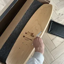 Pokemon Center X Bear Walker Pikachu Skateboard Wood Boxed Rare Collectible - Image 5