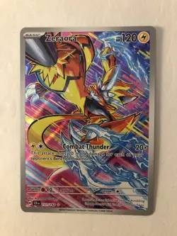 Zeraora 151/142 Pokemon TCG Scarlet & Violet Stellar Crown Illustration Rare NM - Image 1