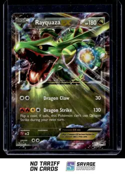 2015 Pokemon XY Black Star Promo Holo Rayquaza EX #XY73 - Image 1